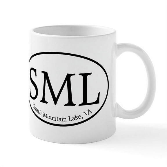 CafePress - SML Smith Mountain Lake Mug - 11 oz Ceramic Mug - Novelty Coffee Tea Cup