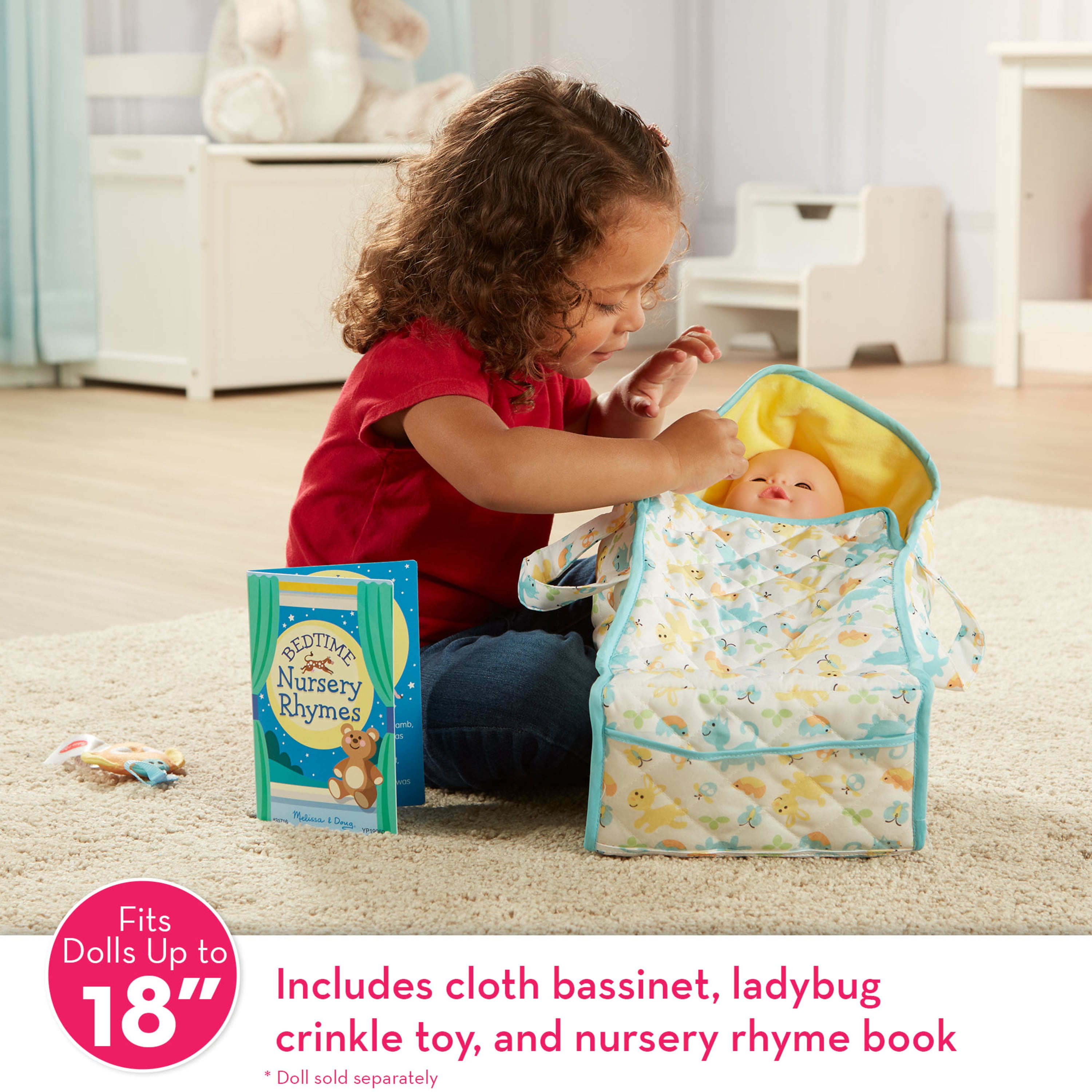 Baby Care Activity Center Melissa And Doug Baby Cradle Baby Doll