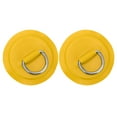 thumbnail image 2 of Coussinet à Anneau en D, 2 Pcs Accessoires de Pont Patch en D en PVC Longue Durée de Vie Réutilisable pour Bateau Gonflable Kayak Canot en PVC pour Toit Grilles Remorques Feuilles de Sol Jaune, Bleu, Rouge, Émeraude, 2 of 7