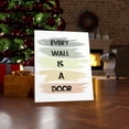 thumbnail image 4 of Inspirational Wall Art  Every Wall Is A Door Wall Art Motivation Wall Decor for Home Office Gym Inspiring Success Quote Print Ready to Hang Unframed, 4 of 16