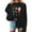 #02Black, variant on Women's Christmas Sweatshirts Loose Pullover Shirts Xmas Graphic Printed Blouses Tops Long Sleeve Crew Neck Sweaters Casual Holiday Clothing