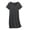Dark Grey, variant on Nightgowns for Women Cotton Sleepshirts Short Sleeve Nightshirt Tshirt Night Gown Casual Sleepdress Comfy Nightdress