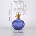 thumbnail image 6 of Vintage Kerosene Lamp Crystal Glass Oil Lantern with Adjustable Wick Decorative Light for Home Garden Camping Ambiance, 6 of 7