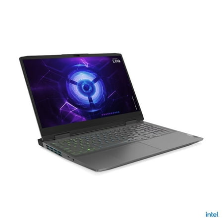 Lenovo LOQ 15IRH8 Laptop | 15.6" 1920x1080 FHD | Core i5-12450H - 512GB SSD Hard Drive - 8GB RAM - Nvidia GeForce RTX 3050 | 8 cores @ 4.40 GHz - 4GB GDDR6 Win 11 Home Silver