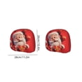 thumbnail image 3 of Christmas Car Decorations, 2Pcs Santa Claus Car Headrest Covers, Elastic Stretch Printed Protector Sleeves for Sedan SUV Truck Van Universal Fit Xmas Holiday Auto Interior Decor Accessory, 3 of 7