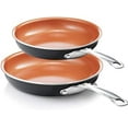 thumbnail image 1 of Gotham Steel Non-Stick Fry Pan Set, 8.5" & 9.5", As Seen On TV, 2-Pack, 1 of 6