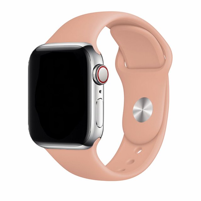 Correa de silicona para Apple Watch Band 44mm 40mm 45mm 41mm 49mm 42mm 38mm 44 45 mm pulsera iwatch series 7 se 3 4 5 6 8 Ultra band Dengxun unisex