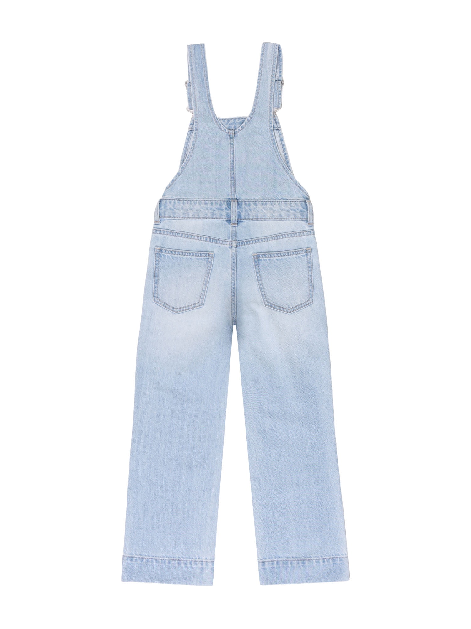 Wonder Nation Girls Denim Overall, Sizes 4-18