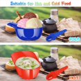 thumbnail image 5 of Paquete de 66 Tazones de Helado con Forma de Béisbol, 33 Cucharas y 33 Mini Vasos de Postre de 8 Oz, Reutilizables para Fiestas de Cumpleaños., 5 of 5