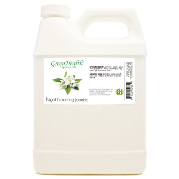 Night Blooming Jasmine Fragrance Oil - 32 fl oz - White Plastic Jug w/ Cap - GreenHealth
