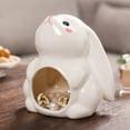 thumbnail image 4 of DefiDgd Ceramics Bunny Shaped Adorable Storage Box,Small Table Ornament Jewelry Organizer for Ring Earrings,Home Decor Figurine Keepsake Collectible Organizer(B), 4 of 6