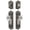 Antique Pewter, variant on Grandeur 801720 Windsor Solid Brass Single Cylinder Keyed Entry Knobset And Deadbolt Combo