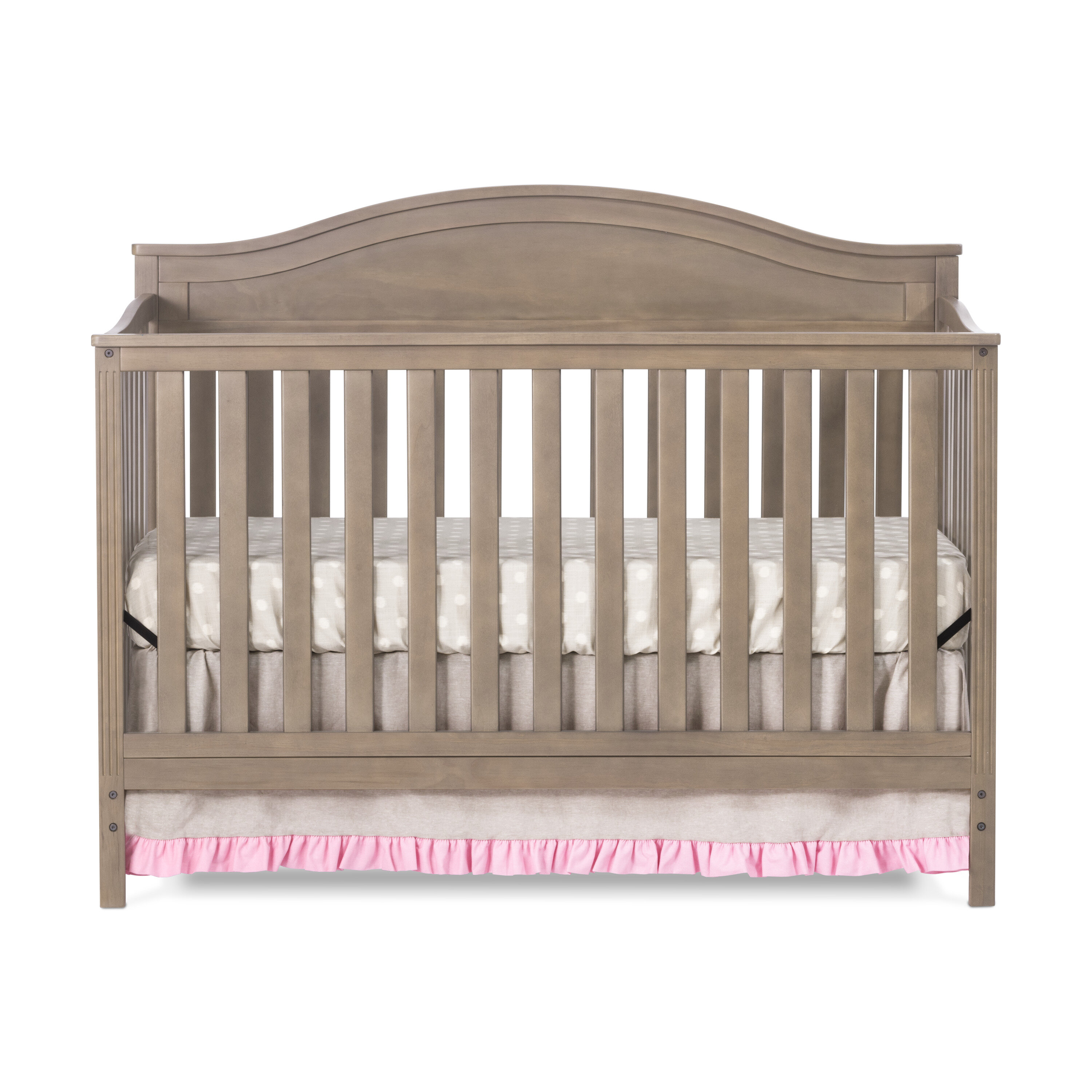 Child Craft Sidney 4-in-1 Convertible Crib, Dusty Heather Brown