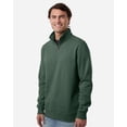 thumbnail image 2 of Independent Trading Co. SS4600QZ Midweight Quarter Zip-Alpine Green-M, 2 of 6