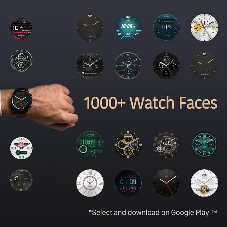 Ticwatch Pro 3 GPS Smart Watch Men's Wear OS Watch Qualcomm
