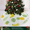 thumbnail image 6 of FMSHPON Tropical Fruit Xmas Christmas Tree Skirt Stand Mat for Holiday Party Decoration Indoor Outdoor 36 inches, 6 of 6