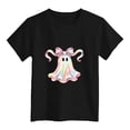 thumbnail image 5 of CAICJ98 Halloween Shirt for Boys Girls Retro Spooky Ghost Pumpkin Tshirts Kids Cotton Short Sleeve Tee Top Halloween Shirt Toddler (Black,5-6 Years), 5 of 5
