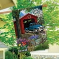 thumbnail image 6 of Bridge in Blooms Spring House Flag 40" x 28" Briarwood Lane, 6 of 7