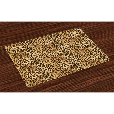 brown placemats set of