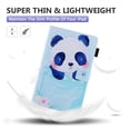 thumbnail image 4 of Cartoon Pattern Case for 2021 Samsung Galaxy Tab A8 10.5" (SM-X200 /SM-X209) - Flip Lightweight Wallet Case with Stand /Card Holders, Protective Leather Fold Stand Cute Cover (Panda), 4 of 6