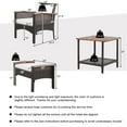 thumbnail image 4 of Costway 5PCS Patio Rattan Furniture Set Acacia Wood Table Armrest Cushion Yard, 4 of 10