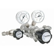 Compressed air specialty gas lab regulator, CGA 590, 2-stage, chrome-plated, 0-125 PSI