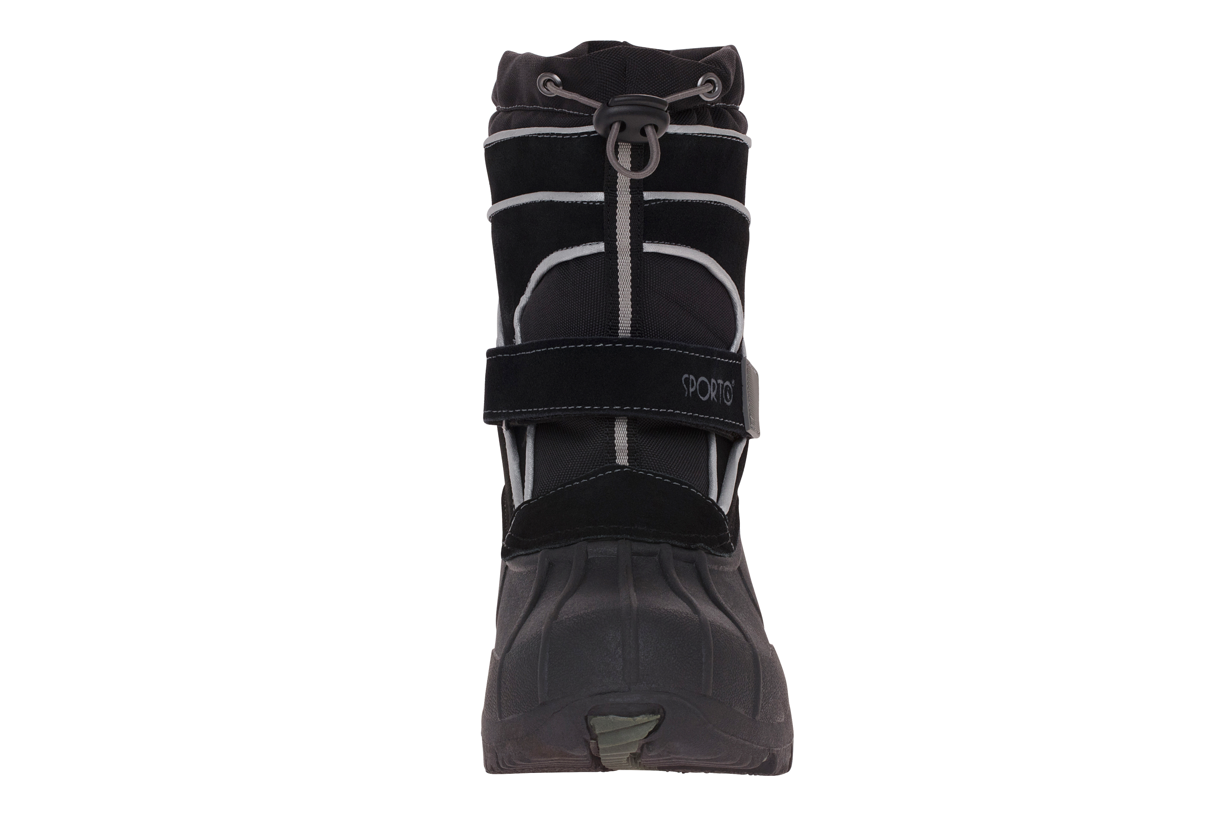 Sporto Black Boots Snow Winter Cold Weather Size 8 NIB Sporto Winter Snow Boots Womens 8 M Black Faux Leather  main image 2
