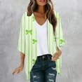 thumbnail image 2 of SELONE Kimono Cardigans for Women Fall Tie Dye Funny Tshirts Loose Fit 3/4 Sleeve Shawl Collar Tops Sexy Clothes Lightweight Cropped Cardigans Everyday Wear Beach Vacation Outfits Going Out Cardigan, 2 of 5