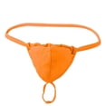thumbnail image 1 of Prolriy Culottes pour Hommes String Culottes G-String T-Back sous-Vêtements Mode Extensible sous-Vêtements pour Hommes Orange, 1 of 4