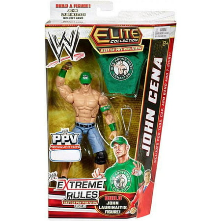 WWE Wrestling Elite Best of Pay Per View John Cena Action Figure [Build John (Kotor Best Lightsaber Build)