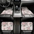 thumbnail image 5 of Balery Rose Flowers Pattern 4-Piece Floor Mats, Heavy-Duty Rubber Liners, Anti-Slip Design, All-Season Automotive Protection, Vehicles, Cars, Trucks, and SUVs, 5 of 5