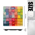 thumbnail image 2 of Bathroom Scale, Highly Accurate Digital Body Scale,Precisely Measures Weight up to 400 lbs-Wall Of Squares Made From Different Colors Of Paint, 2 of 4