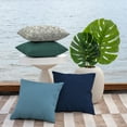 thumbnail image 4 of ARDEN Outdoor Toss Pillow, Set of 2, 16 x 16, Water Repellent, Fade Resistant 16 x 16, French Blue Texture, 4 of 5