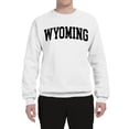 thumbnail image 2 of Wild Bobby State of Wyoming College Style Unisex Crewneck Sweatshirt, 2 of 6