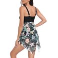 thumbnail image 7 of Womens Swimsuits Pimelu Bathing Suit for Women Swimdrss Two Piece Swimsuit Womens Fashion Floral Print High Waist Swim Dress with Padded Ladies Girls Beach Modest Swimwear with Boyshorts, 7 of 7