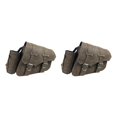 thumbnail image 3 of Alforja de moto Sidaley Ajustable Impermeable Triangular Universal Marrón gris Tipo 2 2piezas, 3 of 6