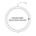 thumbnail image 6 of Rice Pearl Choker Necklace, Adjustable 16-20 Inch Bridal Collar, White Bead & Star Pendant Necklace for Women, Vintage Inspired Wedding Party Jewelry, Elegant Gift for Her, 6 of 9