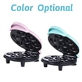 thumbnail image 2 of Mistaha 7-Hole Donut Maker with Dual-Sided Heating and Non-Stick Coating - 700W Power Cake Machine for Breakfast Bread - Pink Color US Plug, 2 of 7