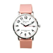 SIMONE CHIC Watch for Nurse, Medical Professionals and Students With Second Hand, Easy Read Dial - Hour & Second Arabic Time Indicator, and Silicone Band with Various Colour choice, Nurse Watch- Blush