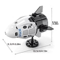 thumbnail image 4 of SALYWEE Space Shuttle Building Blocks, Space Ship Model Toy, Rocket and Space Station Building Bricks, Collectibles Gifts for Space Fans, 4 of 12