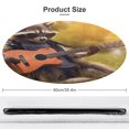 thumbnail image 2 of Raccoon Playing Guitar Round Rugs -Washable Non-Slip Small Round Area Rug Throw Soft Circle Rugs for Bedroom, Modern Print Indoor Carpet for Entryway Sofa Living Room, 2 of 7