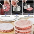 thumbnail image 6 of 304 Stainless Steel Hamburger Meat Press Burger Patty Maker Mold Manual Cake Grill Meat Tool Beef Pork Rice Press Making Molds, 6 of 9
