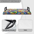 thumbnail image 4 of Jeiento Hippie Vintage 60s 70s Flower Golf Cart Seat Covers Breathable Golf Cart Seat Cushions Blanket Easy to Install, 4 of 5