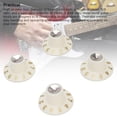 thumbnail image 4 of Guitar Knobs, 2PCS Tone 2PCS Volume Rugged Multifunctional ABS and Aluminum Alloy White Color Guitar Top Hat Knobs  for Amplifiers, 4 of 7