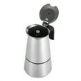 thumbnail image 3 of Cafetières en Acier Inoxydable Percolateur Moka Cafetière Design Convivial, 3 of 5