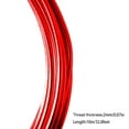 thumbnail image 2 of kurtrusly Aluminum Wire Thickness Bendable Wires Bike Easy to Use Handy Installation Durability Rust-proof for Crafts DIY wine red, 2 of 9