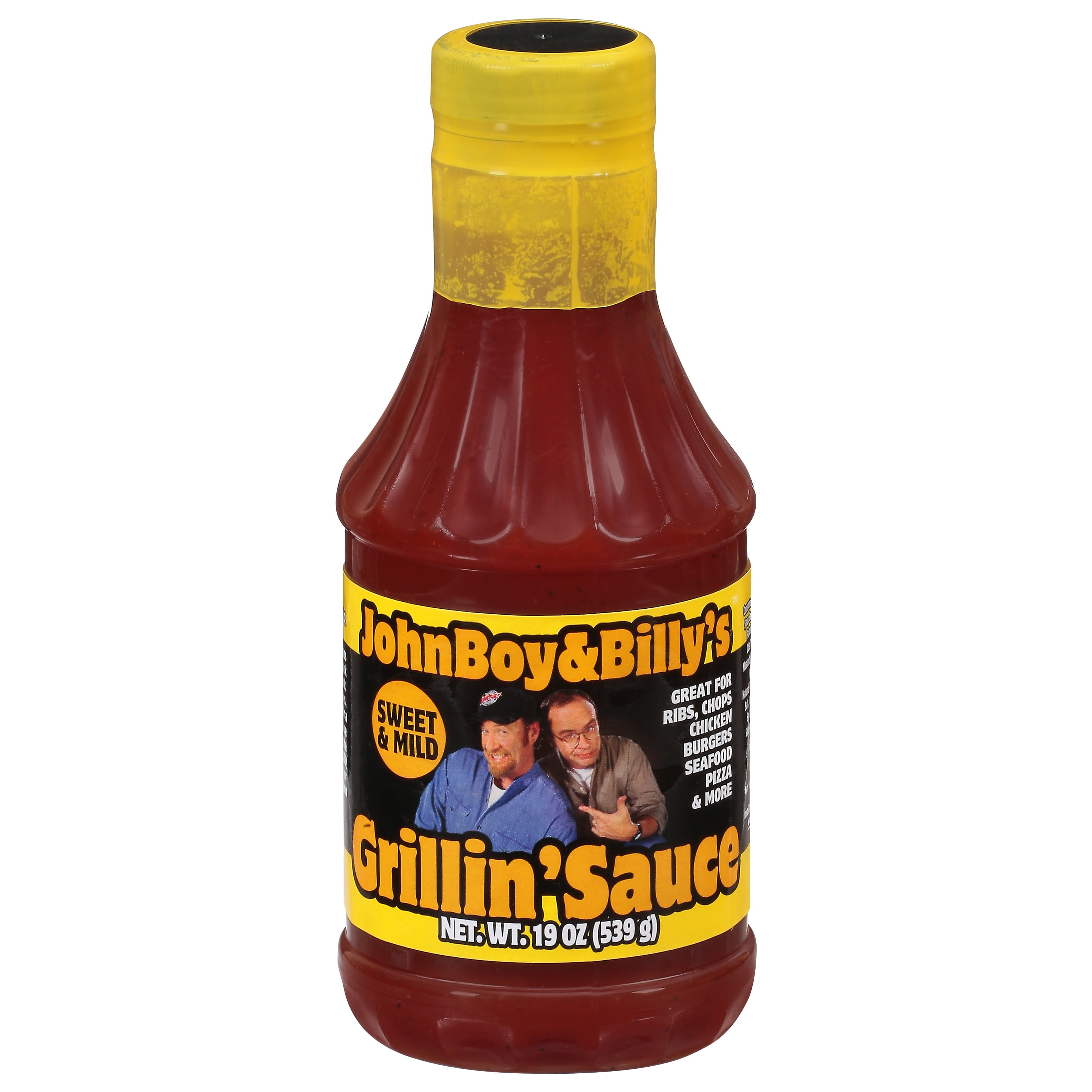 (2 pack) JohnBoy & Billy's Gluten Free Grillin' Sauce Sweet & Mild, 19.0 OZ