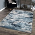 thumbnail image 2 of Tapis Spartan Contemporain 5x8 en Crème/bleu, 2 of 6