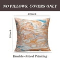 thumbnail image 2 of LALILO Throw Pillow Covers Color Oil Water Oil Color With Retro Cushion Cover 18" x 18", 2 Pack, 2 of 6