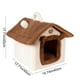 thumbnail image 3 of Caseta plegable para perros y gatos, cómoda y cálida, con cojín, ideal para perros y gatos pequeños, medianos y grandes., 3 of 9